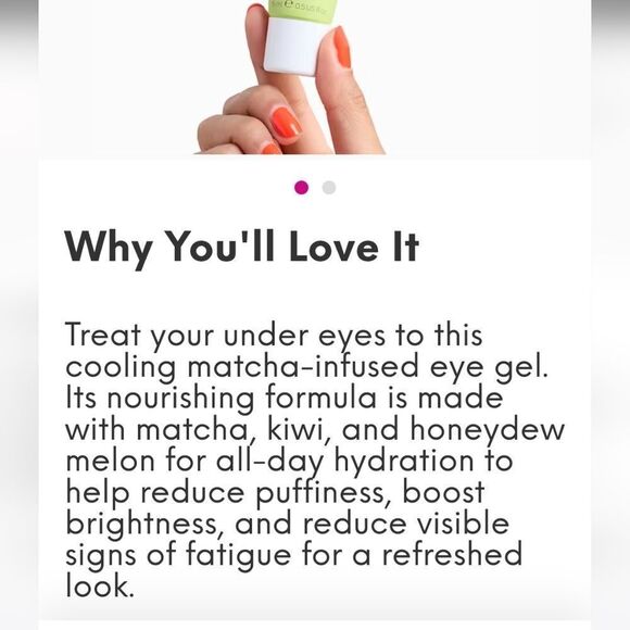 ELEMIS SUPERFOOD MATCHA EYE GEL 15ml NEW SOLD OUT ONLINE MSRP $42 - Picture 3 of 16